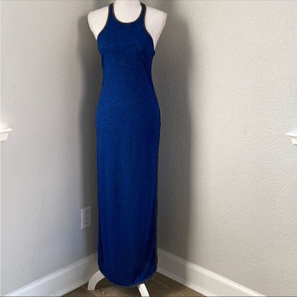 Silence + Noise Blue Racerback Maxi Dress Size S - Picture 1 of 6